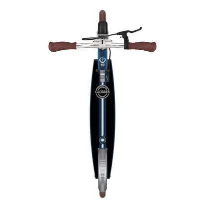 NL 205 Deluxe: Big Wheel Scooter with Handbrake for Kids and Teens - Vintage Blue