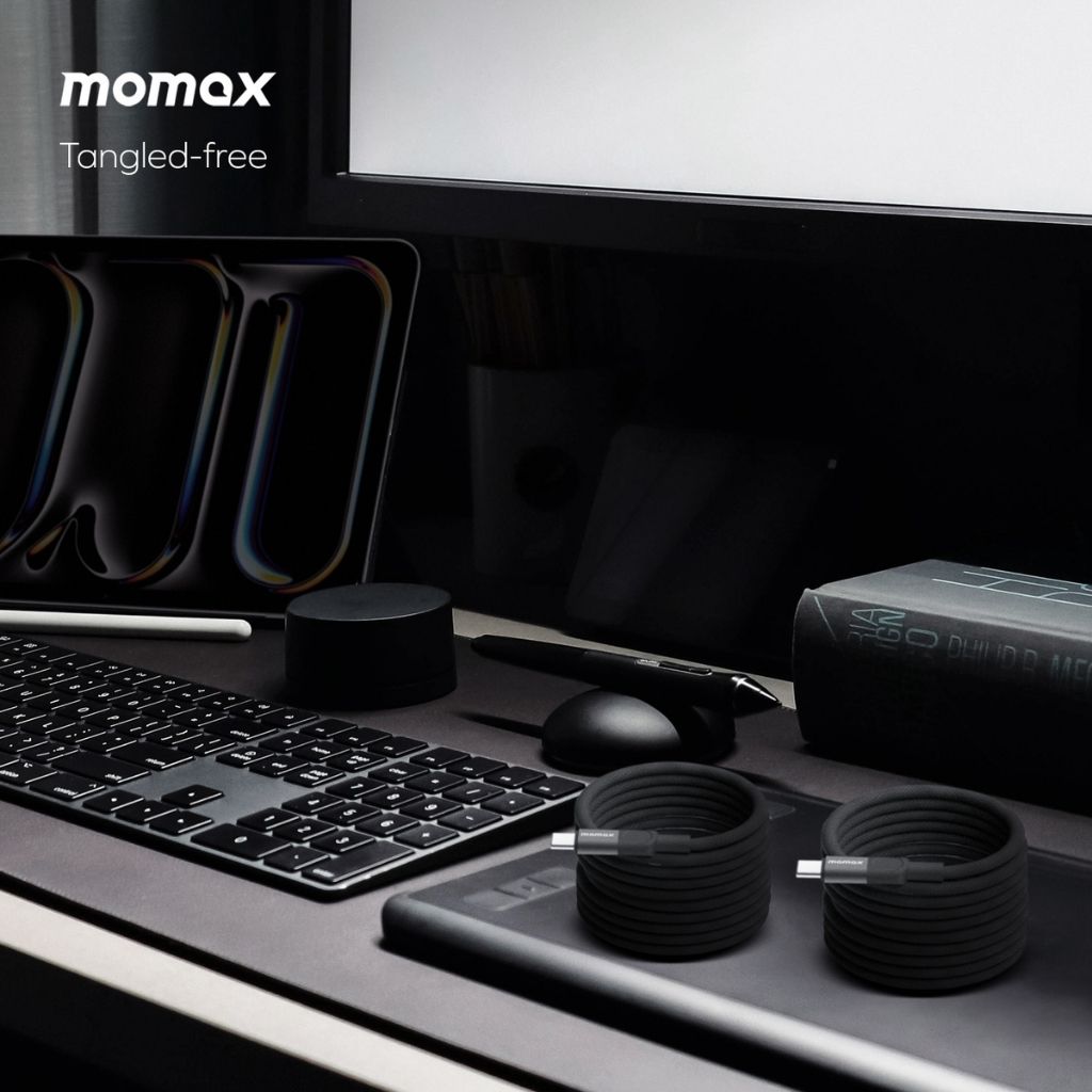 Momax Mag Link 60W USB-C To USB-C Magnetic Cable 2M