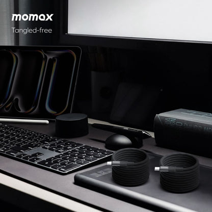 Momax Mag Link 60W USB-C To USB-C Magnetic Cable 2M