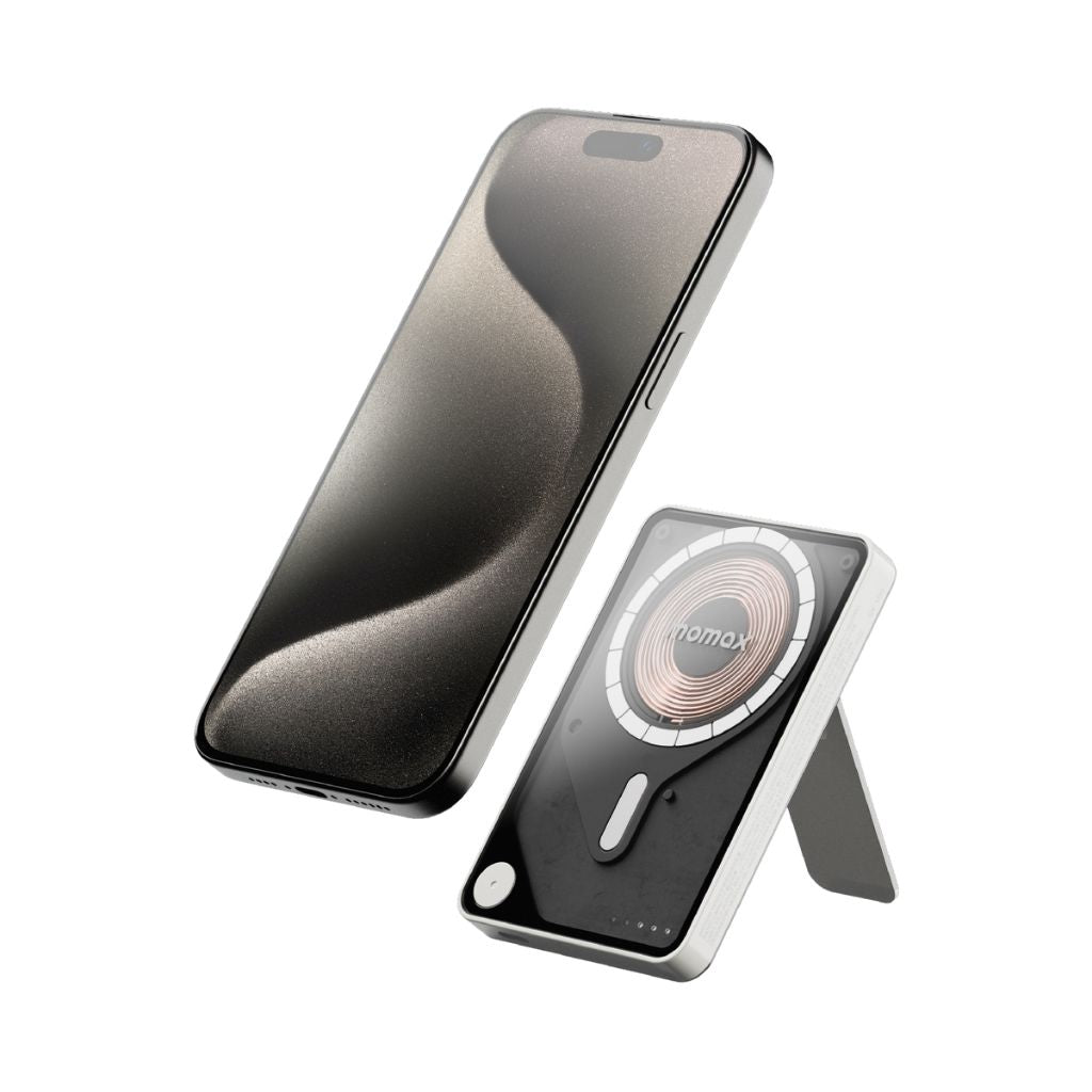 Momax Magnetic Wireless Power Bank 5000mAh with Stand and USB-C Fast Charging
