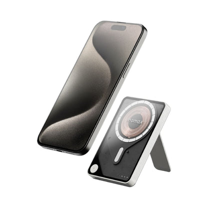Momax Magnetic Wireless Power Bank 5000mAh with Stand and USB-C Fast Charging