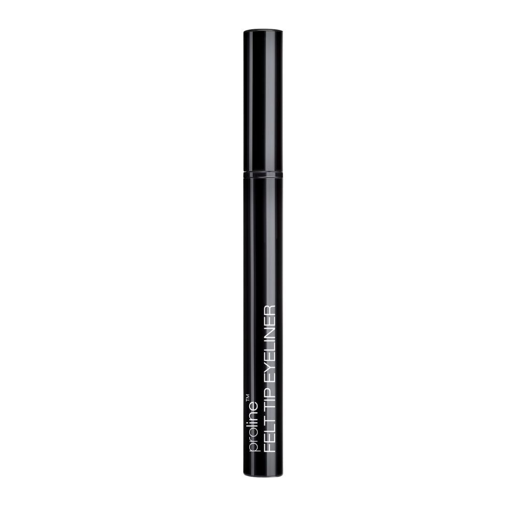 Black eyeliner pen on a white background