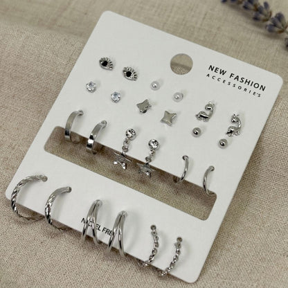 Modern Mix & Match Earrings Set