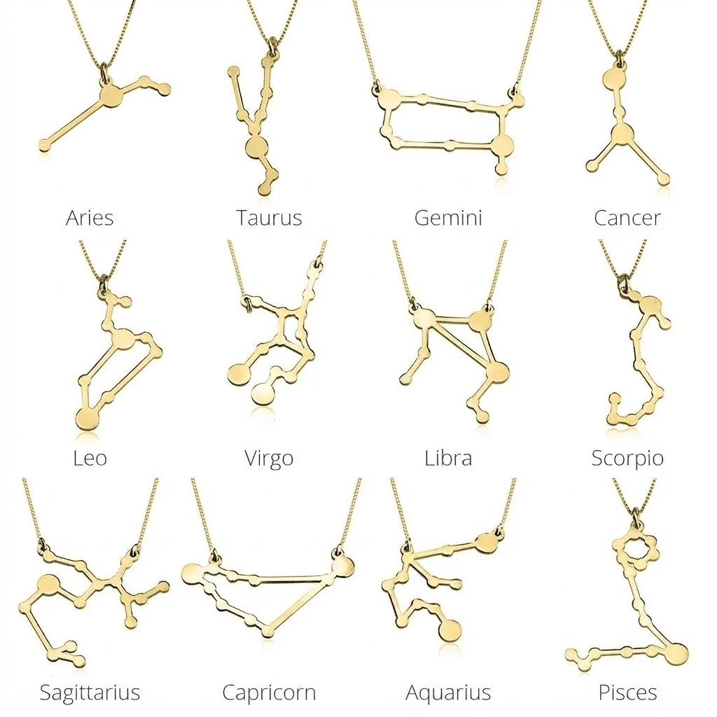 Personalised Cut Out Constellation Necklace