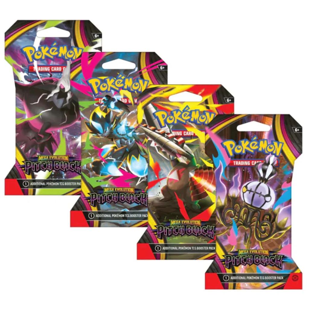 Pokémon TCG Mega Evolutions (ME-05) Pitch Black Sleeve Booster (Pack of 6)