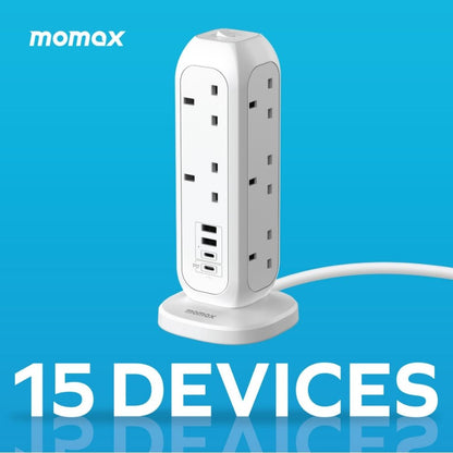 Momax Oneplug 11-Outlet Power Strip With USB