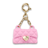 3D Quilted Pink Purse Charm