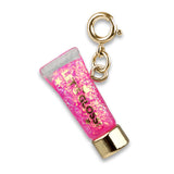 3D Gold Glitter Lip Gloss Charm
