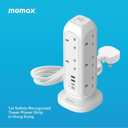 Momax Oneplug 11-Outlet Power Strip With USB