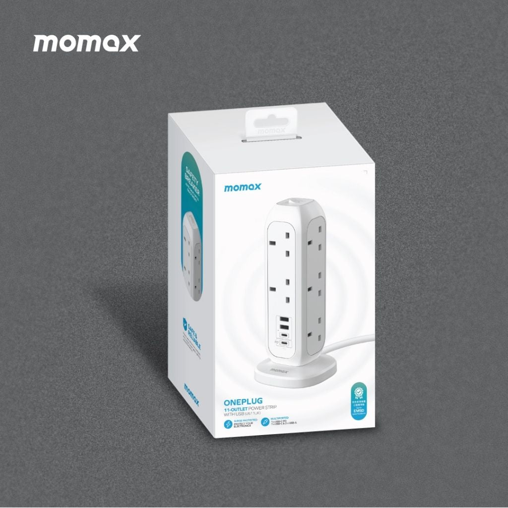 Momax Oneplug 11-Outlet Power Strip With USB