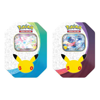 Pokemon TCG 30th Celebration Ex Tin 4107 Assortment