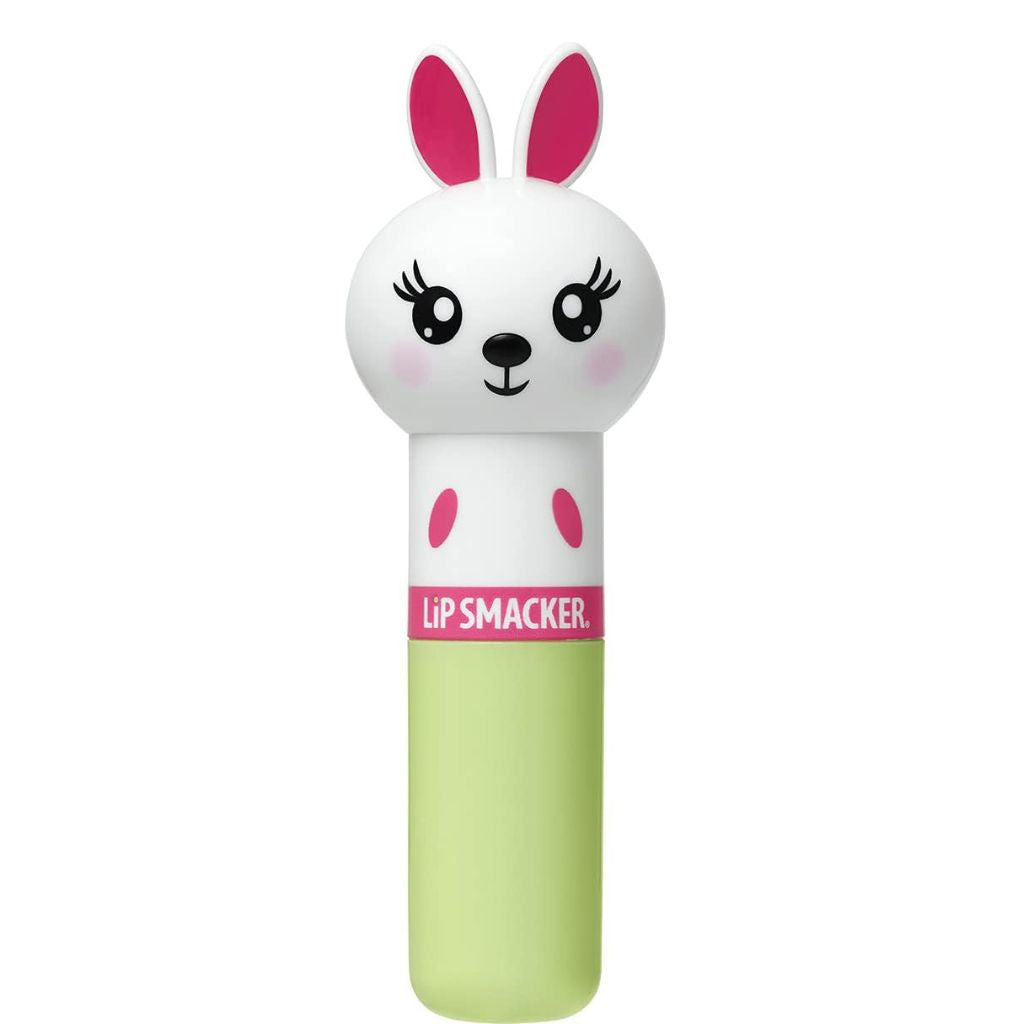 Lip Smacker lip balm with a rabbit design on a white background