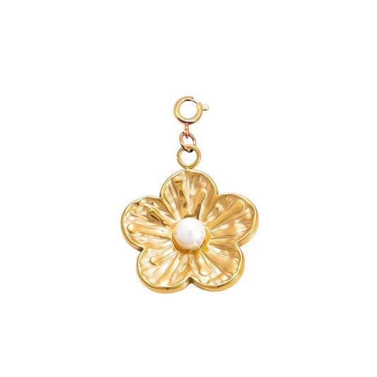 Gold Flower Charm