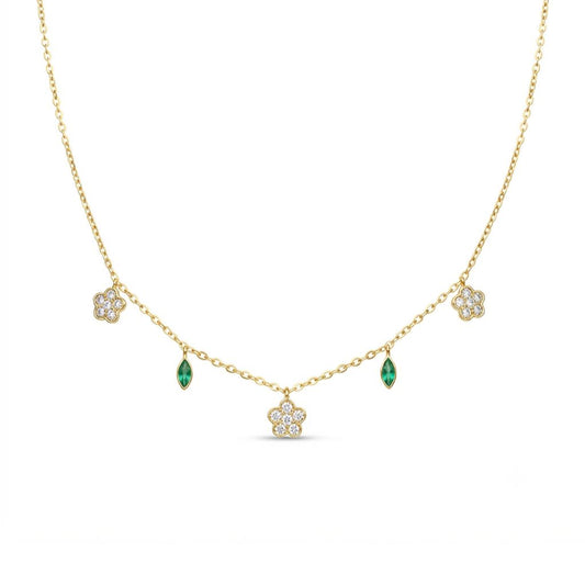 Emerald Bloom Necklace