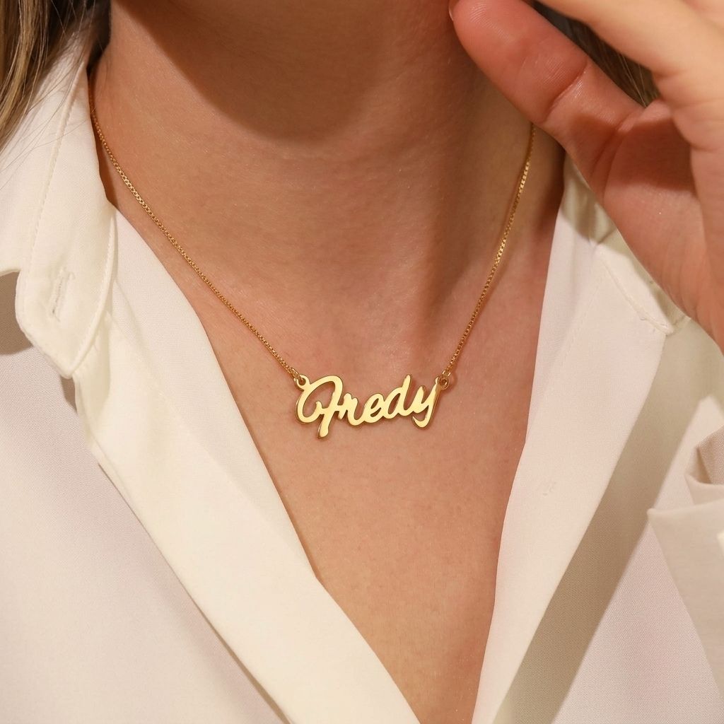 Cursive Name Necklace