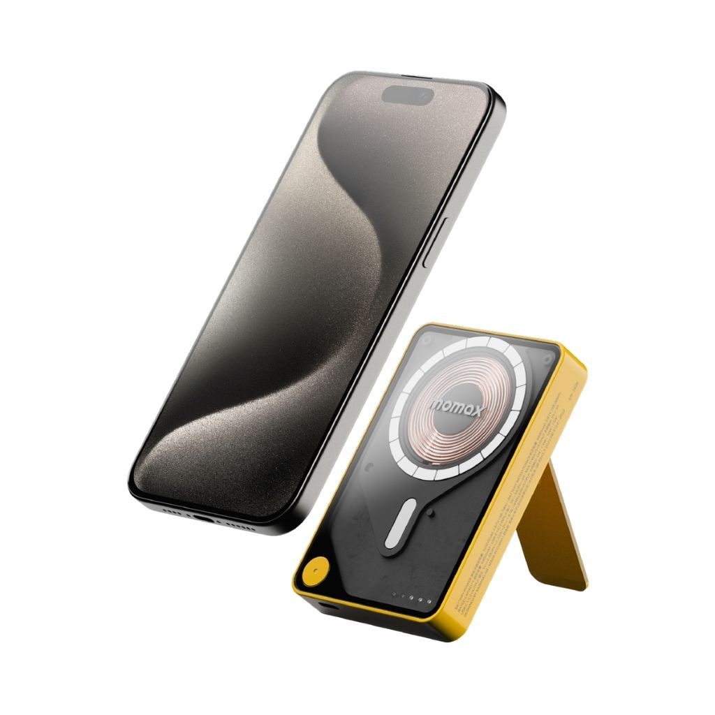 Momax Magnetic Wireless Power Bank 10000mAh with Stand and USB-C Fast Charging