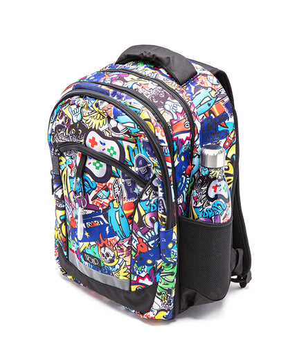 Yolo School Backpack 2 in 1 Graffiti