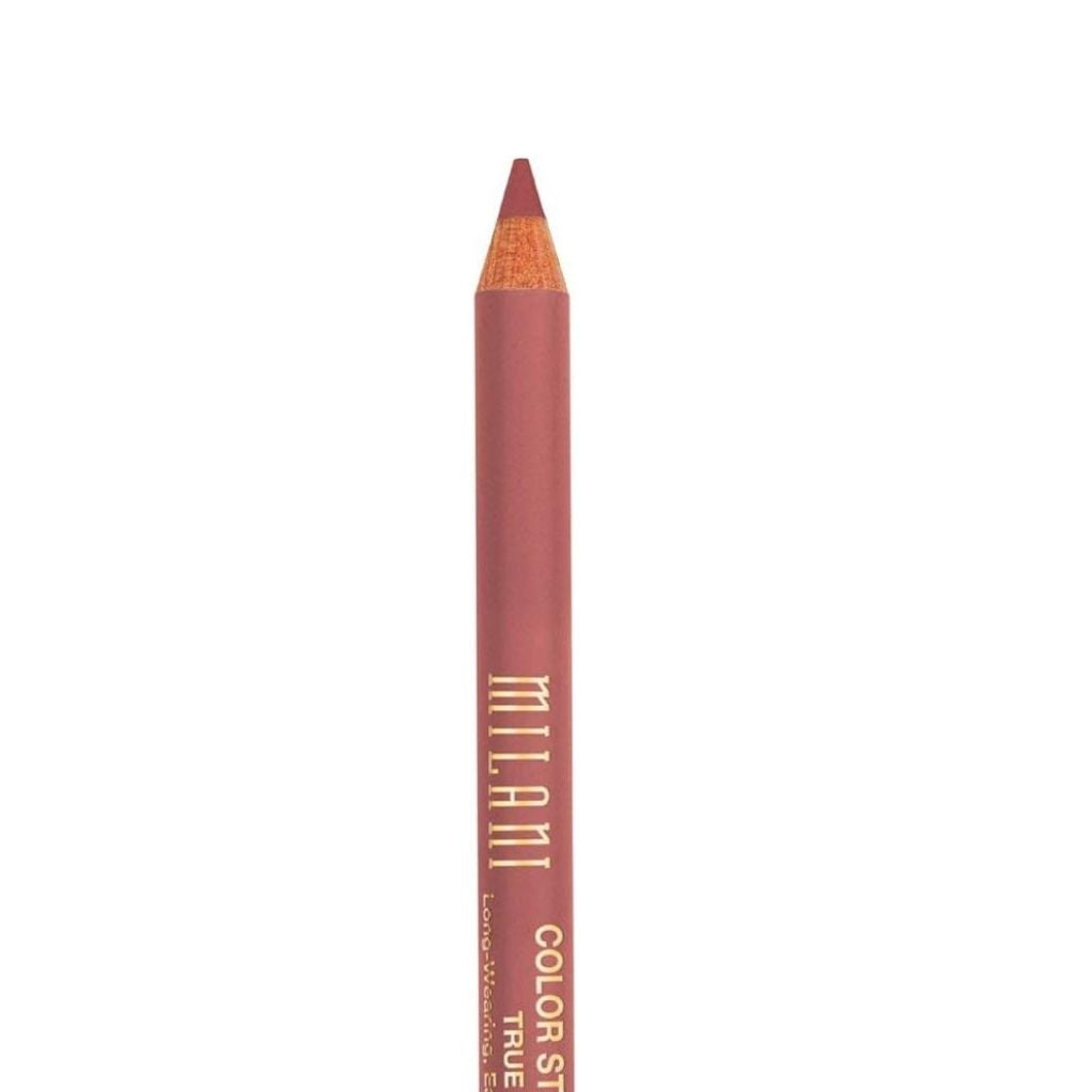 Lip liner pencil with 'Milani' branding on a white background