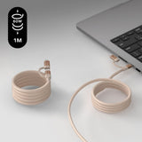 Momax Mag Link 60W USB-C To C & Lightning Magnetic Cable 1M
