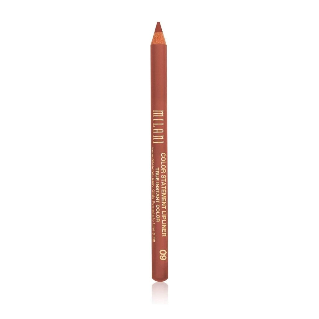 Lip liner pencil with brand name on a white background
