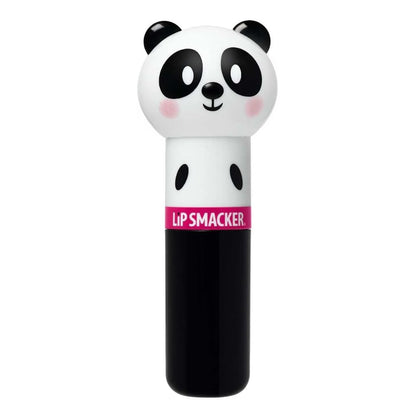 Lip Smacker lip balm with panda design on a white background