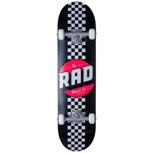 Rad Progressive Checker Stripe - Black/White 8"