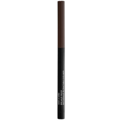 Eyeliner pencil with black casing on a white background