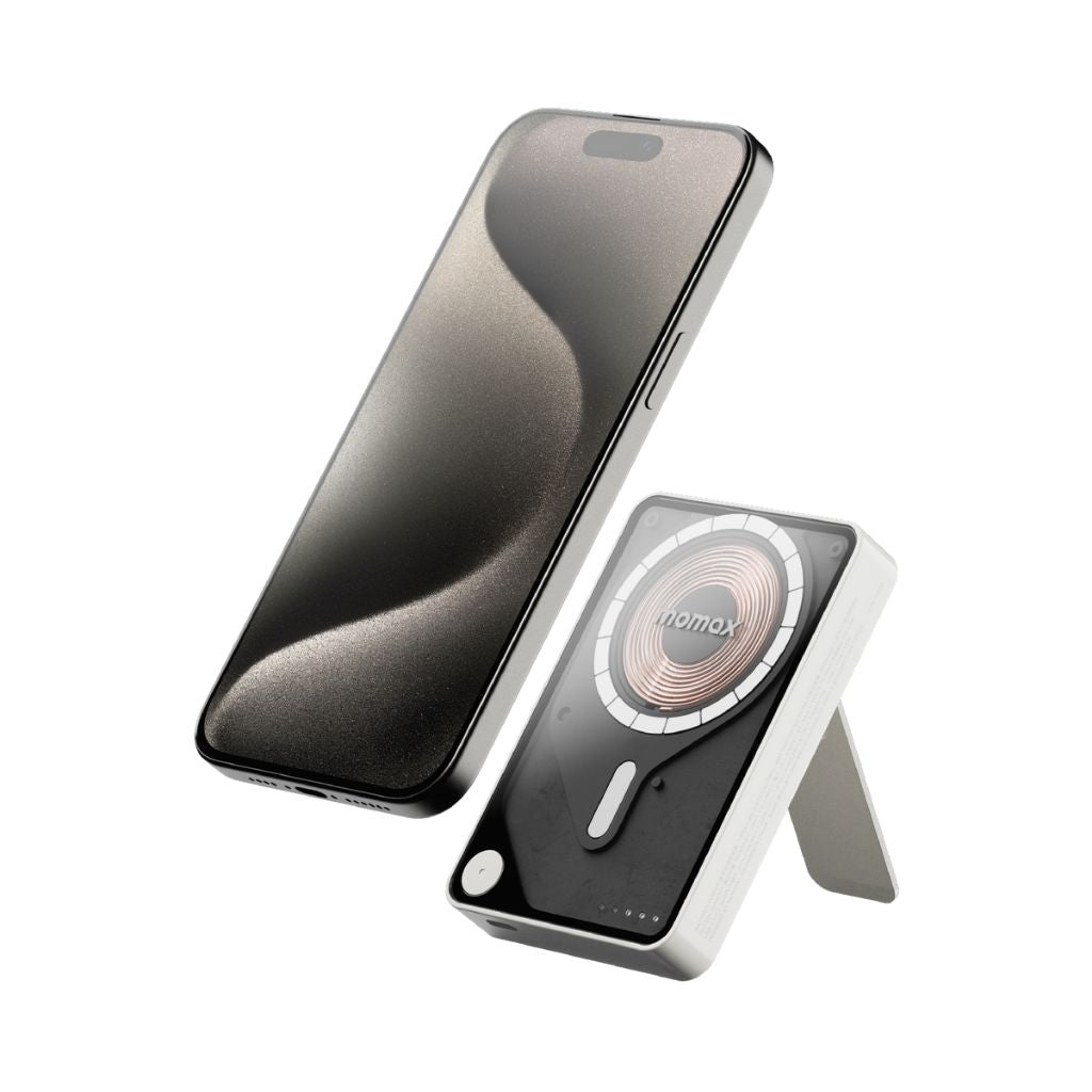 Momax Magnetic Wireless Power Bank 10000mAh with Stand and USB-C Fast Charging
