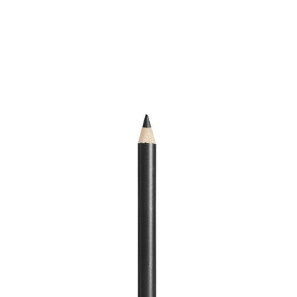 Black eyeliner pencil on a white background