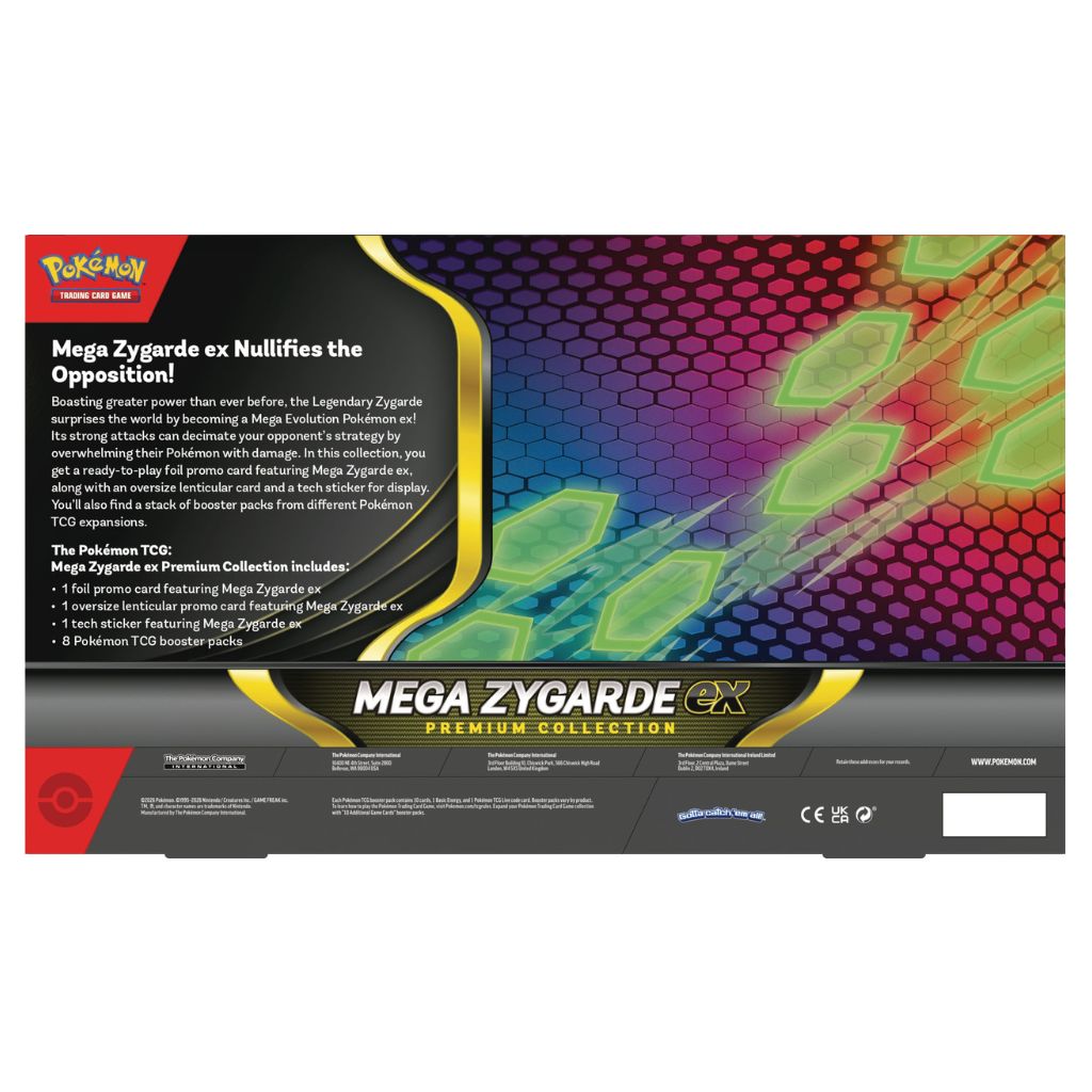 Pokémon TCG: Mega Zygarde Ex Premium Collection 26Q2- May