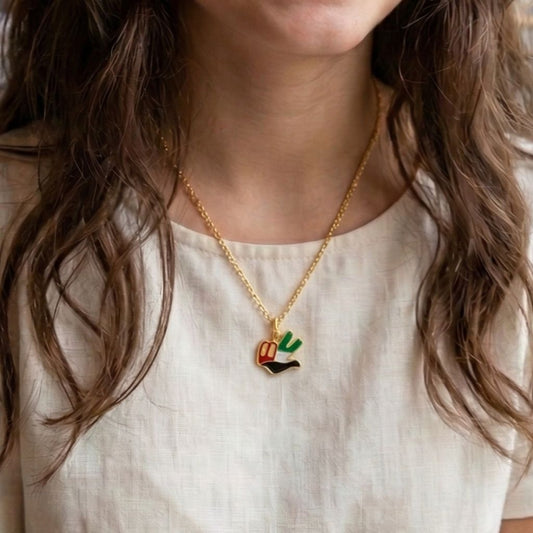 UAE Flag Peace Necklace