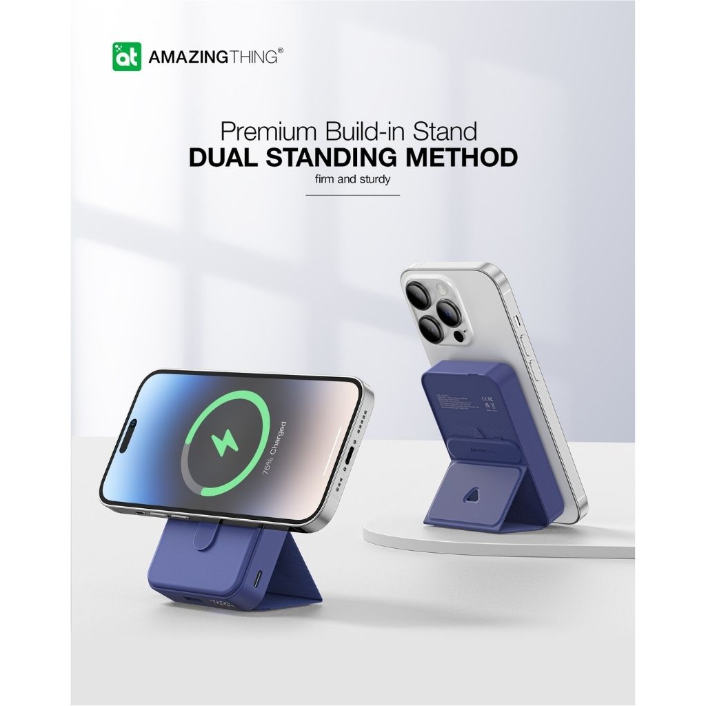 At Thunder Pro Mag Pd 10000 mAh Power Bank With Holder