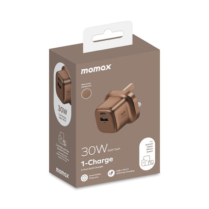 Momax 1-Charge GaN 30W 2-Port Charger