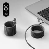 Momax Mag Link 60W USB-C To C & Lightning Magnetic Cable 2M