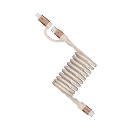 Momax Mag Link 60W USB-C To C & Lightning Magnetic Cable 2M