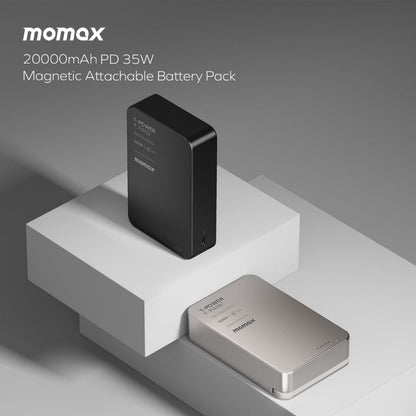Momax 1-Power F.Pass+ 20000 mAh Power Bank With Built-In Cable & Magnetic Attachment