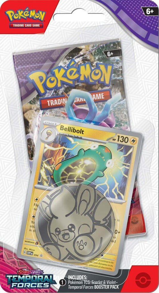 Pokemon TCG: Scarlet & Violet 5 SV05 Temporal Forces Check Lane Blister