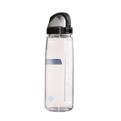 Nalgene Sustain 24oz On-The-Fly Tritan Bottle – Clear with Black Cap