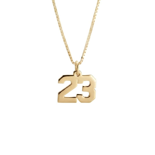Trend Setting Number Necklace