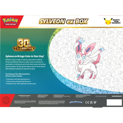 Pokemon TCG 30th Celebration Ex Box Sylveon Ex