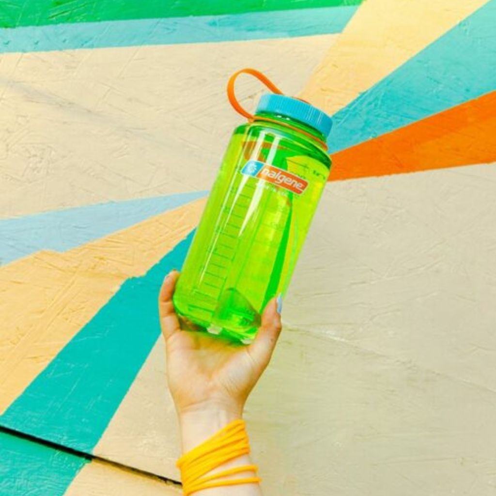 Nalgene Sustain Wide Mouth BPA-Free Leak-Proof Water Bottle - 32oz - Pear