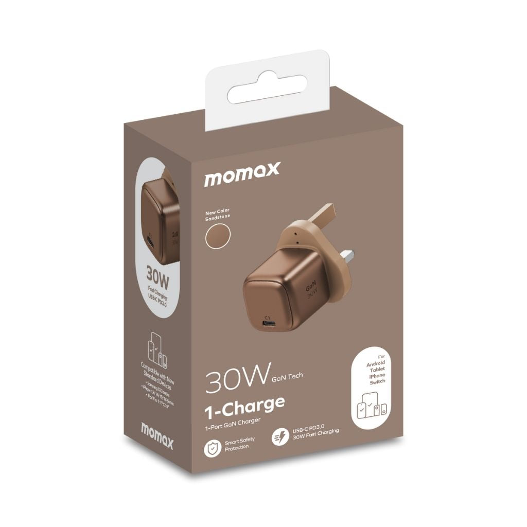 Momax 1-Charge GaN 30W 1-Port Charger