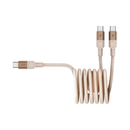 Momax Mag Link 100W USB-C To Dual USB-C Magnetic Cable 2M