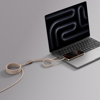 Momax Mag Link 100W USB-C To Dual USB-C Magnetic Cable 2M