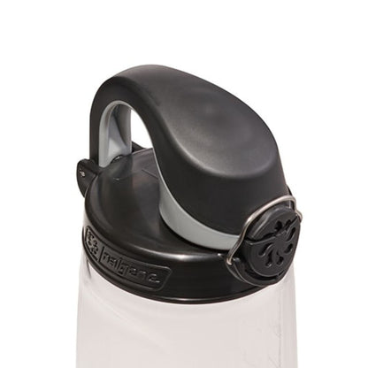 Nalgene Sustain 24oz On-The-Fly Tritan Bottle – Clear with Black Cap