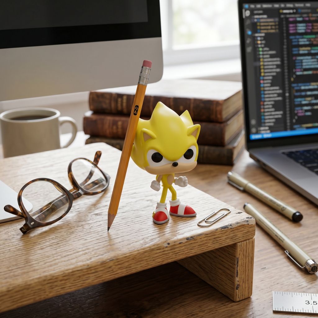 Pop! Games: Sonic - Super Sonic w/chase (Exc)