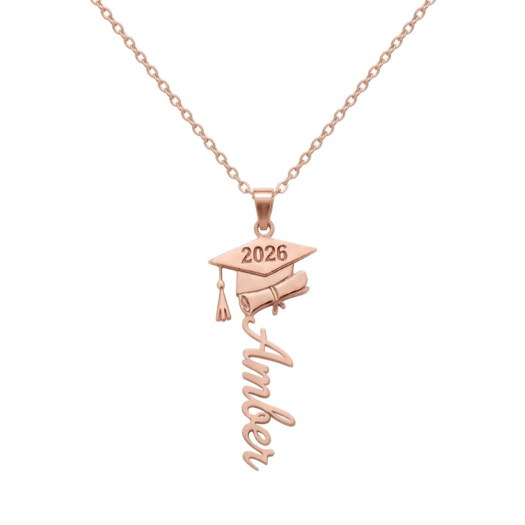 Graduation Name Necklace