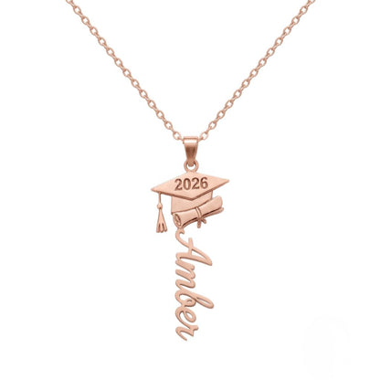Graduation Name Necklace