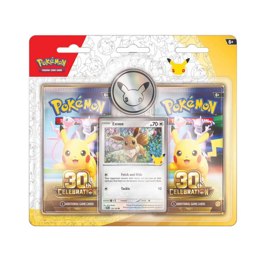 Pokemon TCG 30th Celeb 2-Pack Blister (Double Wide) Display