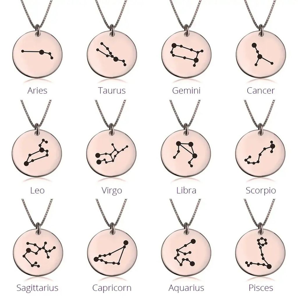 Personalised Zodiac Constellation Necklace